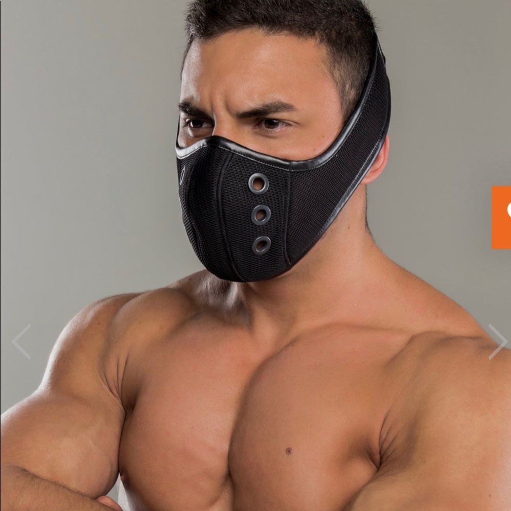 COPY - Maskulo black mesh mask. AC22-90